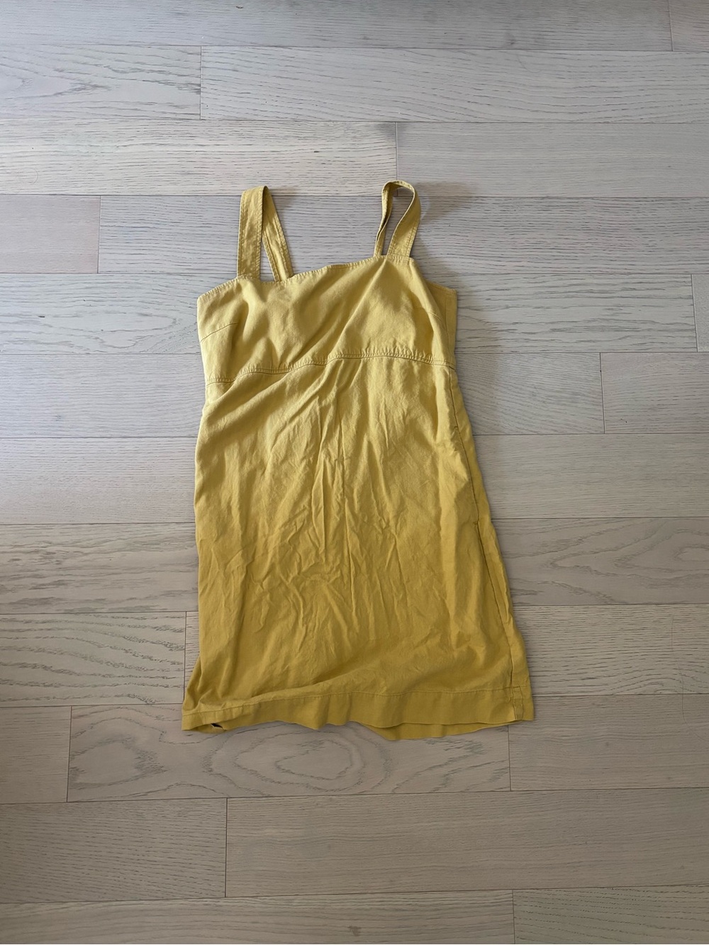 Uniqlo Yellow Mini Strappy Sundress